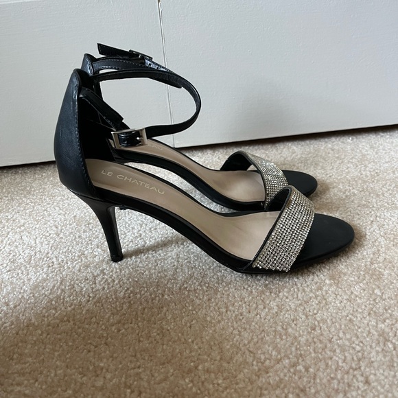 Sparkly Black Heels - Picture 5 of 7